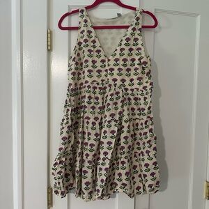 Floral Block Print Dress